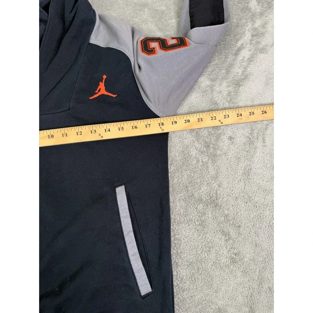Nike Air Jordan Fleece Hoodie Men's Size Small Black
